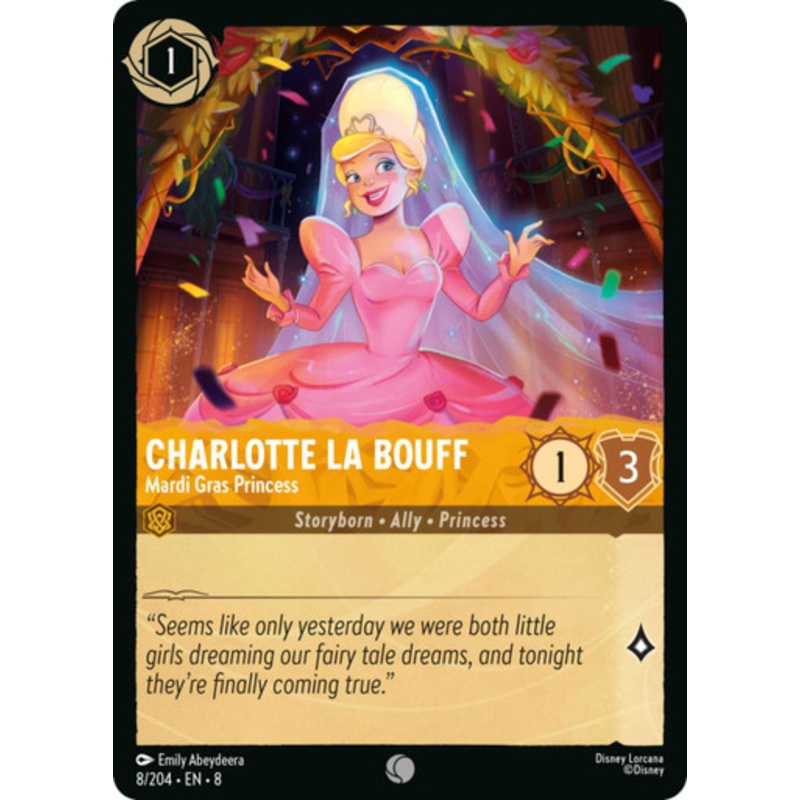 Charlotte La Bouff - Mardi Gras Princess (Foil)