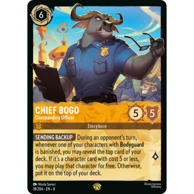 Chief Bogo - Commanding Officer (Foil)