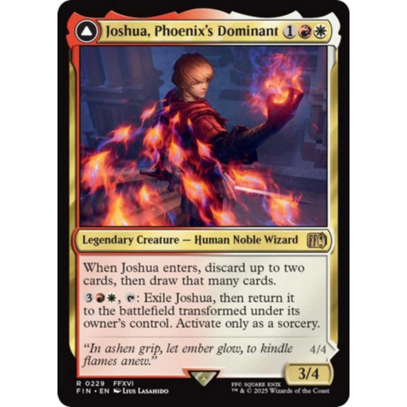 Joshua, Phoenix's Dominant // Phoenix, Warden of Fire | FINAL FANTASY