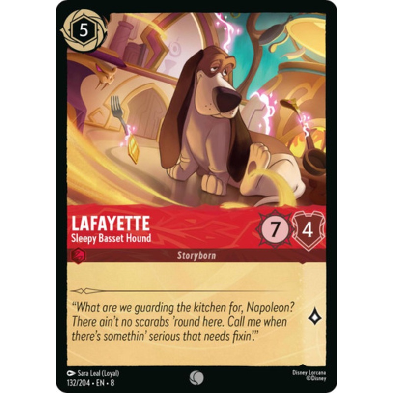 Lafayette - Sleepy Basset Hound (Foil)