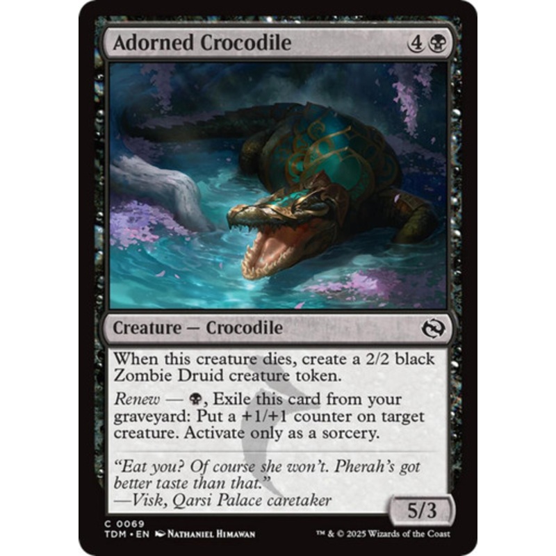 Adorned Crocodile | Tarkir: Dragonstorm