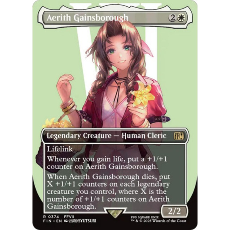 Aerith Gainsborough (Borderless Character) | FINAL FANTASY