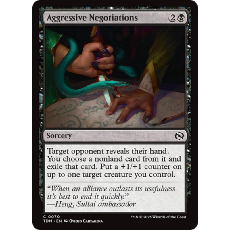 Aggressive Negotiations | Tarkir: Dragonstorm