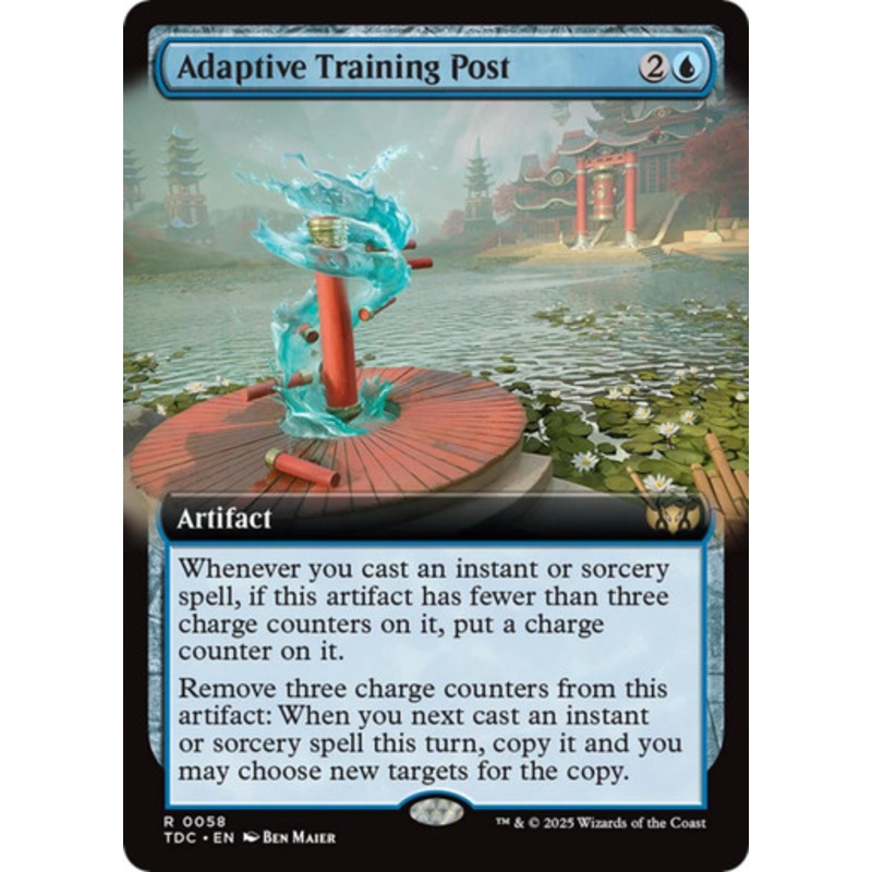 Adaptive Training Post (Extended Art) | Tarkir: Dragonstorm Commander
