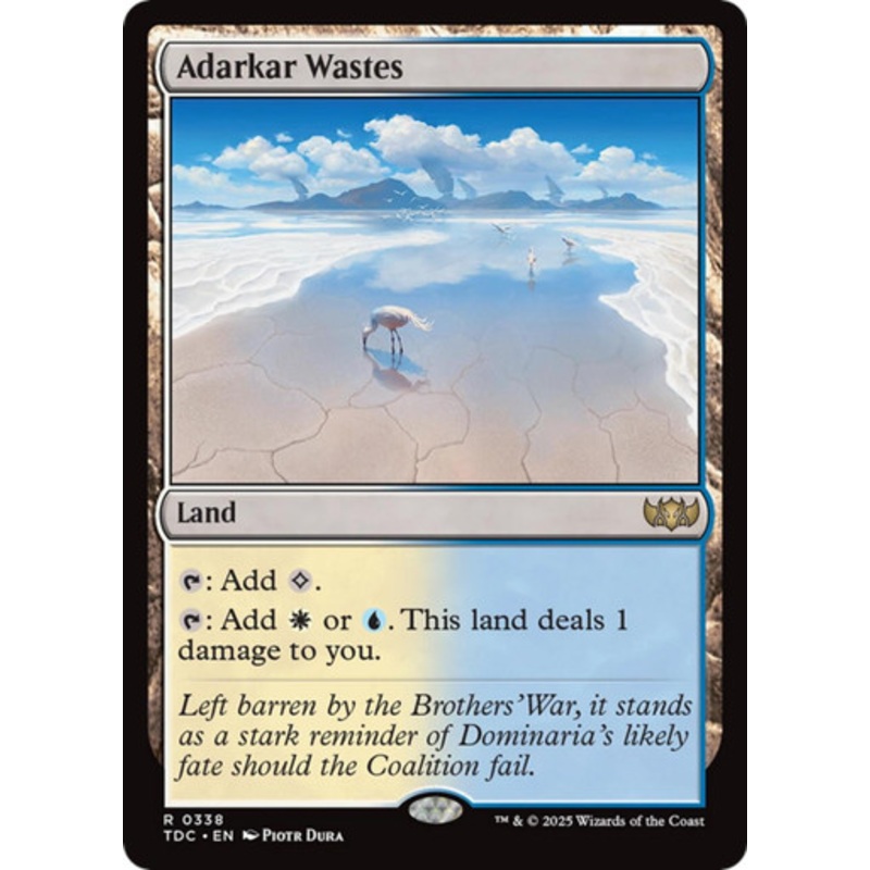 Adarkar Wastes | Tarkir: Dragonstorm Commander