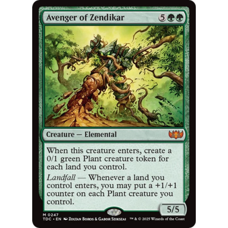 Avenger of Zendikar | Tarkir: Dragonstorm Commander