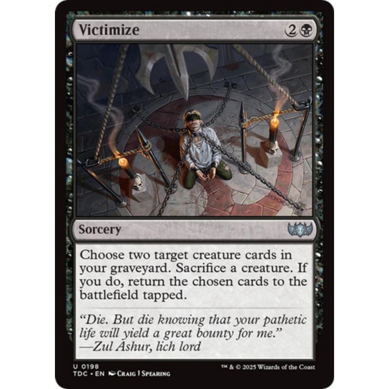 Victimize | Tarkir: Dragonstorm Commander