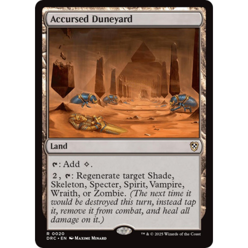 Accursed Duneyard | Aetherdrift Commander