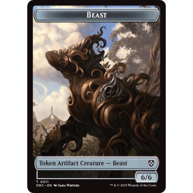 Aetherdrift Commander - Beast (#11) Token | Aetherdrift Commander