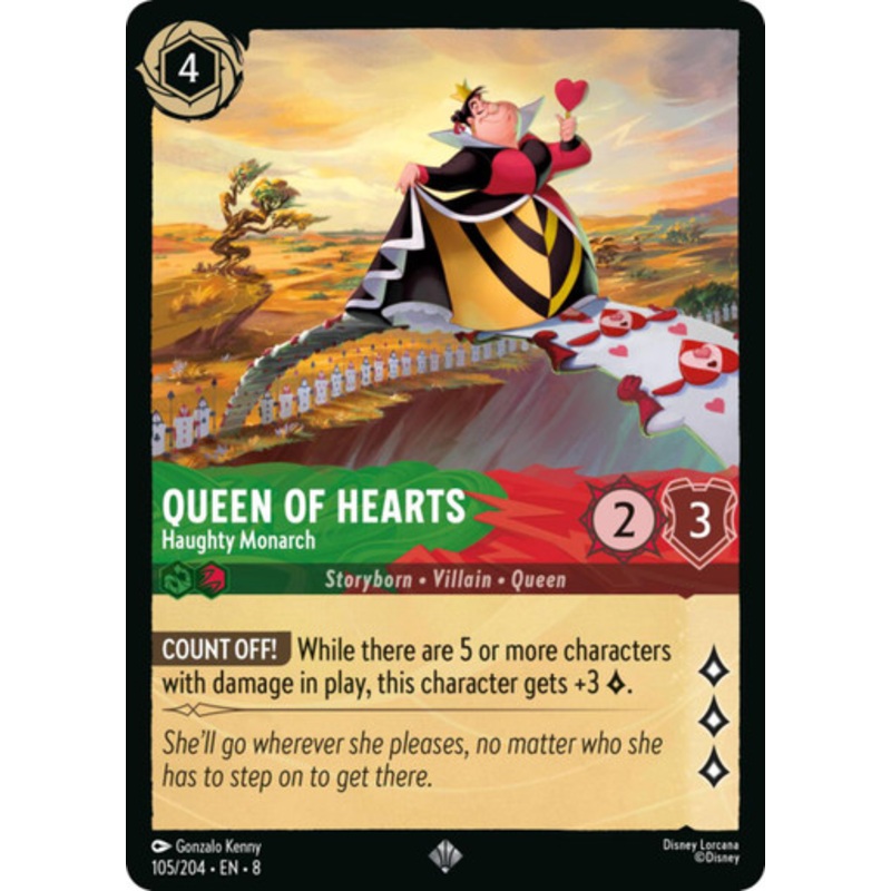 Queen of Hearts - Haughty Monarch