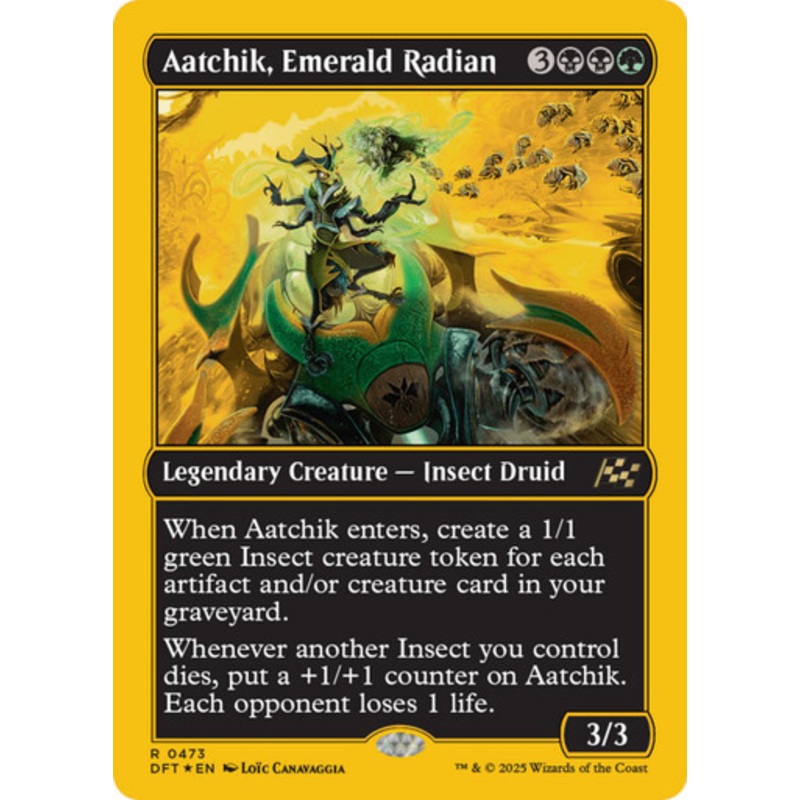 Aatchik, Emerald Radian (First-Place Foil) | Aetherdrift