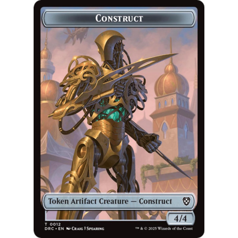 Aetherdrift Commander - Construct Token | Aetherdrift Commander