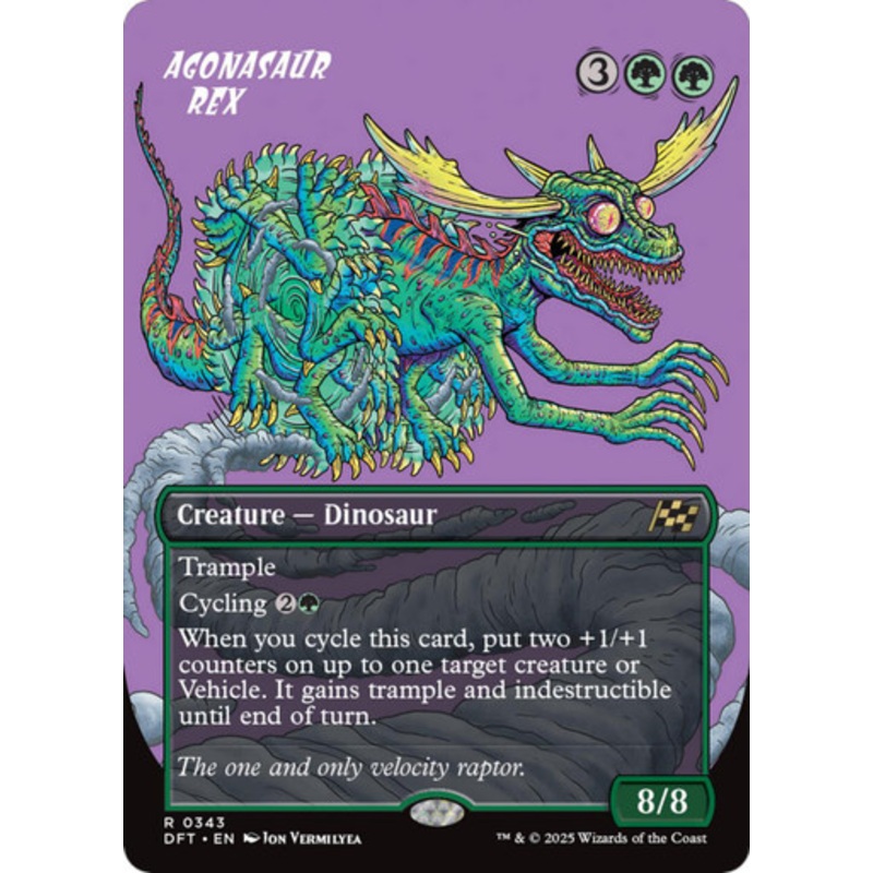 Agonasaur Rex (Borderless Foil) | Aetherdrift