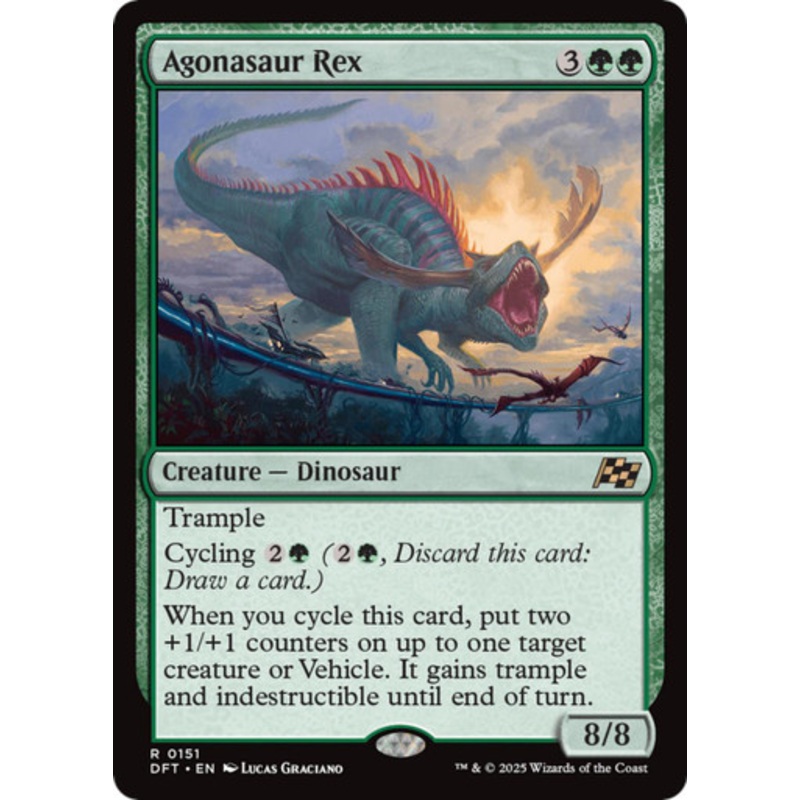 Agonasaur Rex (Foil) | Aetherdrift