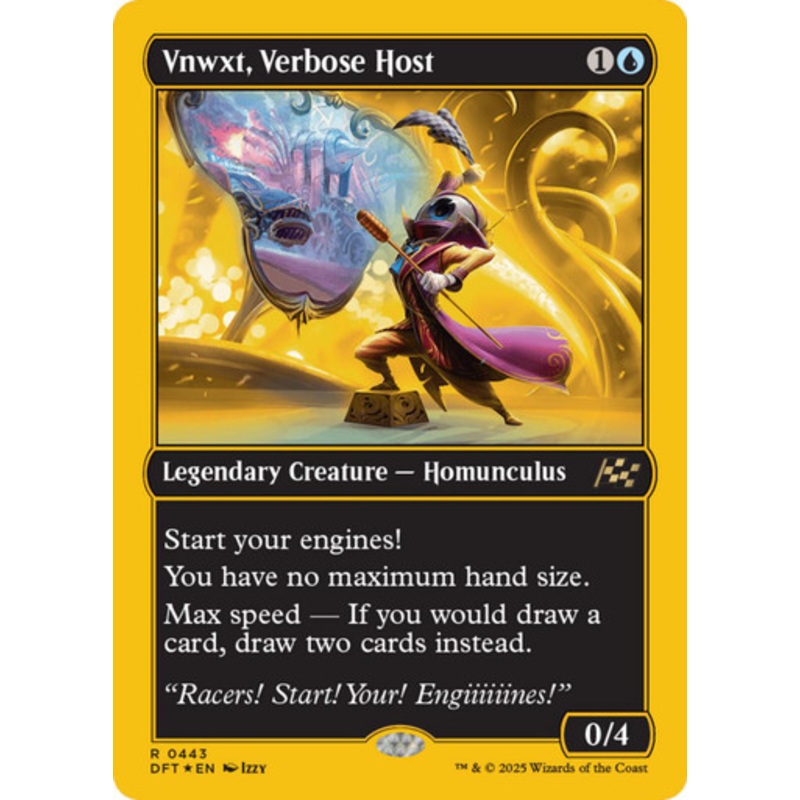 Vnwxt, Verbose Host (First-Place Foil) | Aetherdrift