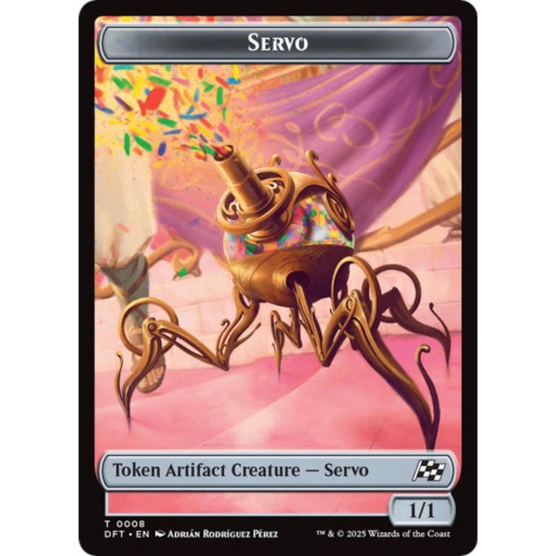Aetherdrift - Servo Token (Foil) | Aetherdrift