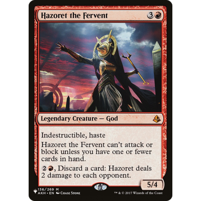 Hazoret the Fervent (The List Reprint) | Amonkhet