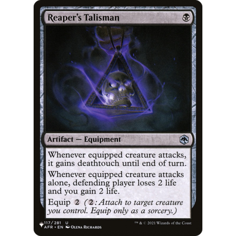Reaper's Talisman (The List Reprint) | Adventures in the Forgotten Realms