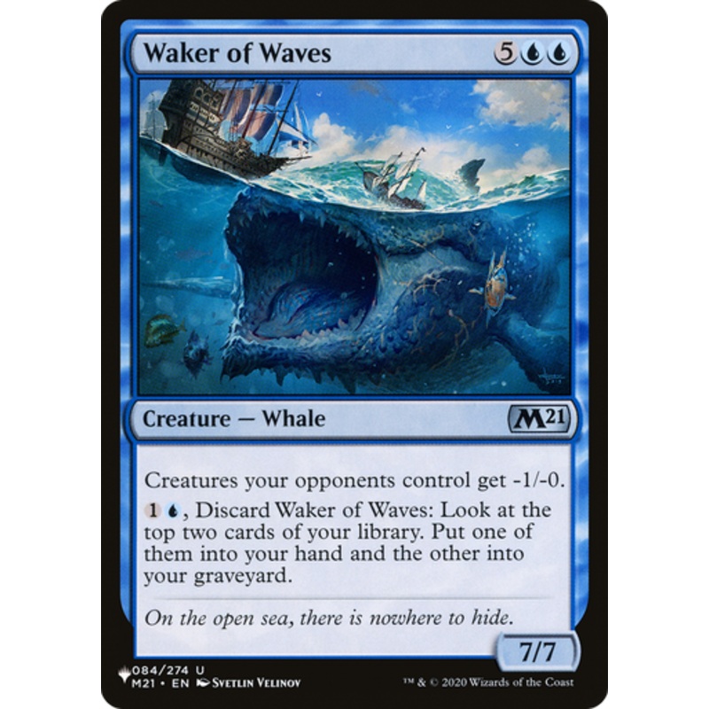 Waker of Waves (The List Reprint) | Core Set 2021