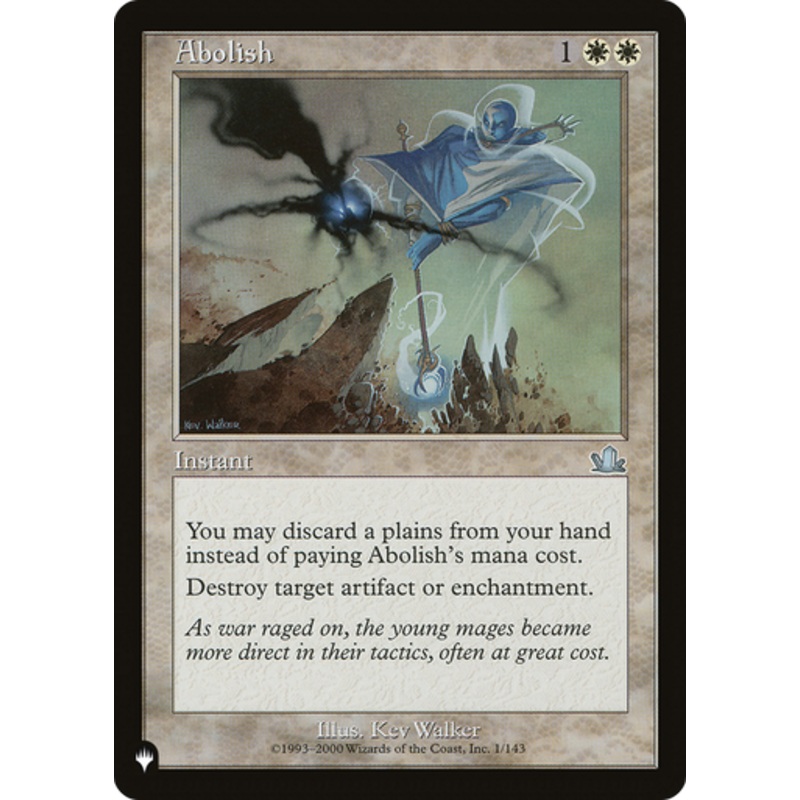 Abolish (The List Reprint) | Prophecy