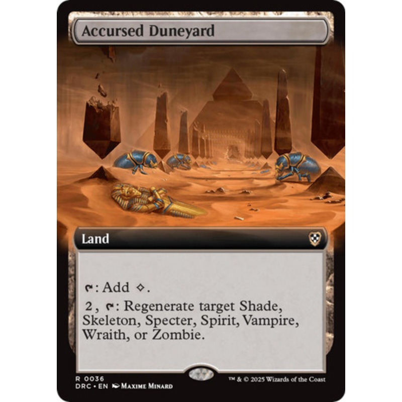 Accursed Duneyard (Extended Art)
