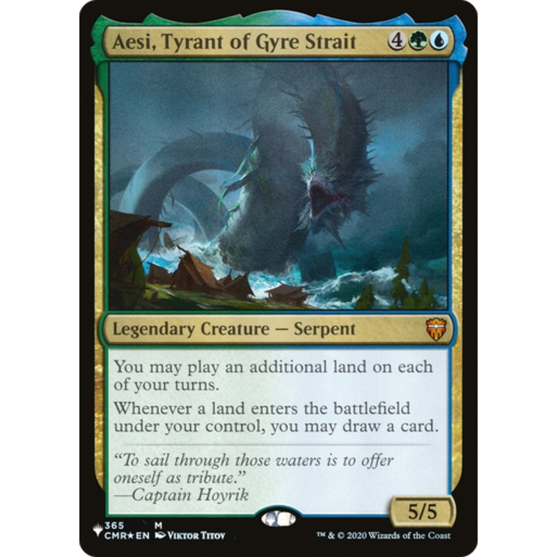 Aesi, Tyrant of Gyre Strait (The List Reprint) | Commander Legends