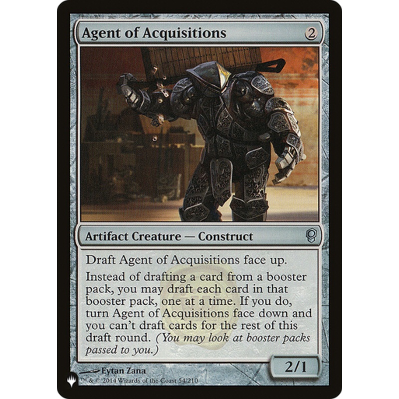 Agent of Acquisitions (The List Reprint) | Conspiracy