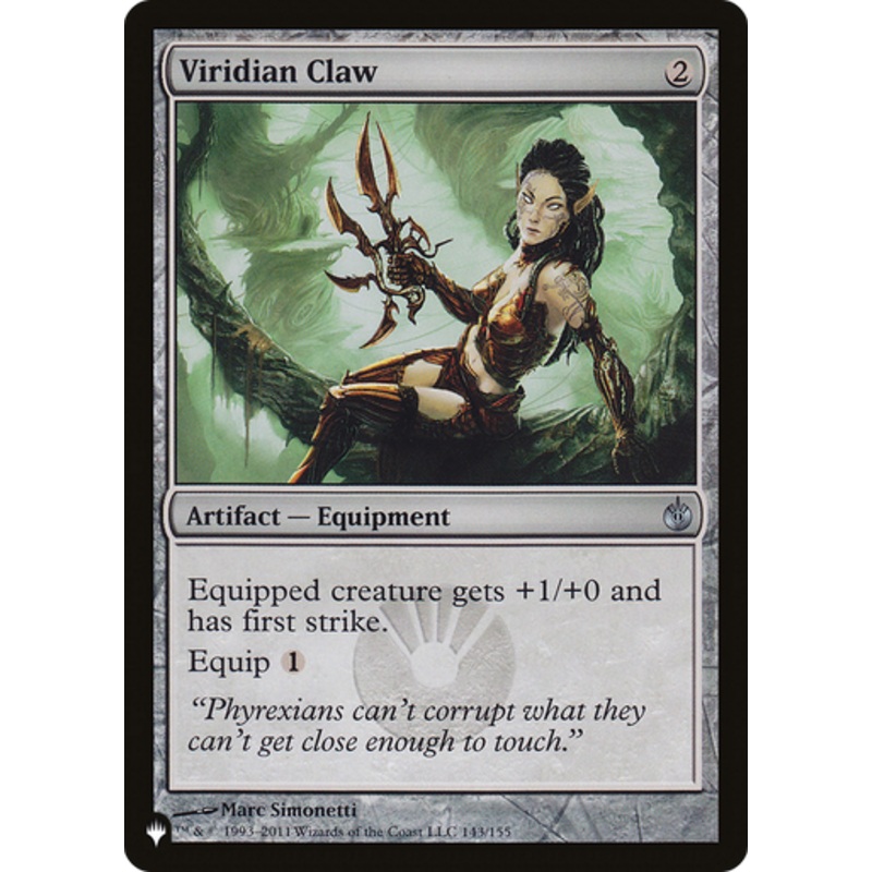 Viridian Claw (The List Reprint) | Mirrodin Besieged