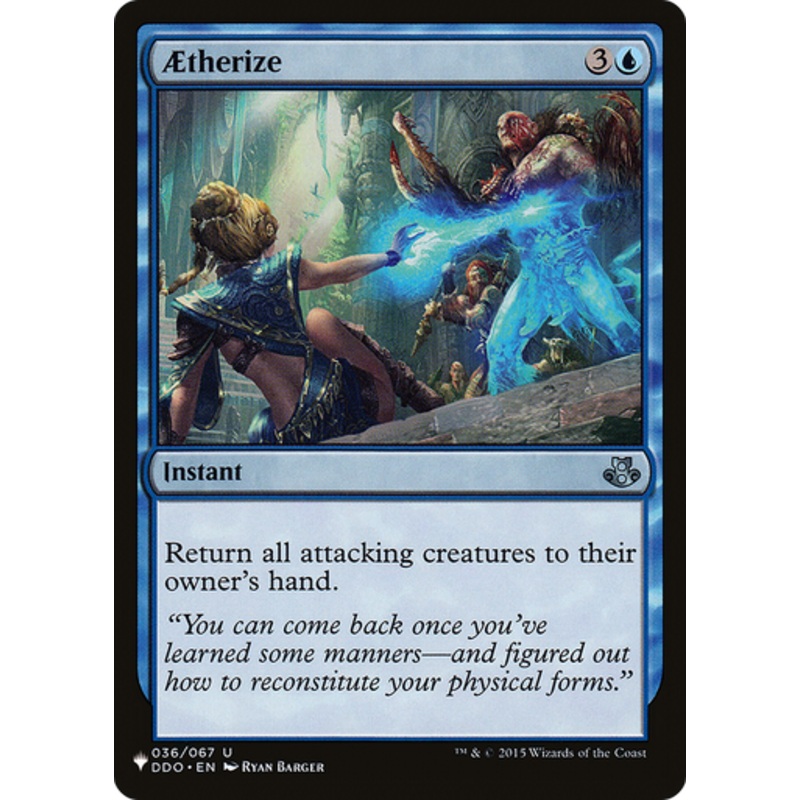 Aetherize (The List Reprint) | Duel Decks: Elspeth vs. Kiora