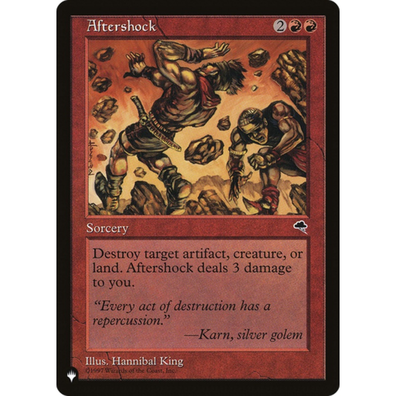 Aftershock (The List Reprint) | Tempest