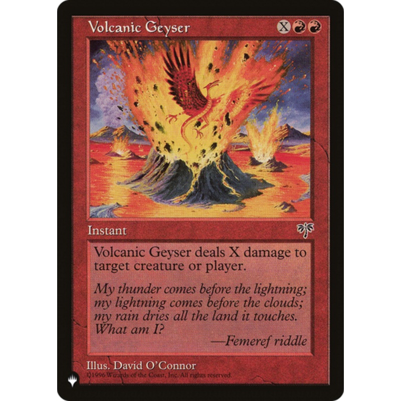 Volcanic Geyser (The List Reprint) | Mirage