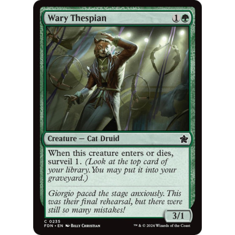 Wary Thespian | Foundations
