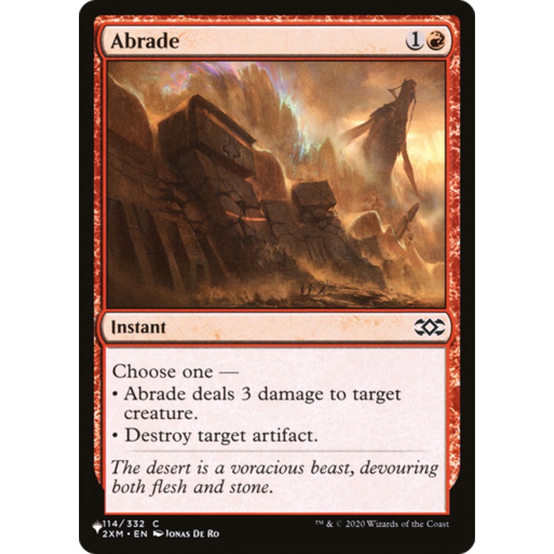 Abrade (The List Reprint) | Double Masters