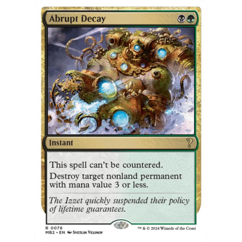 Abrupt Decay | Mystery Booster 2