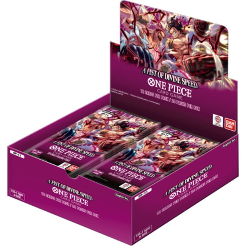 One Piece Card Game: A Fist of Divine Speed Booster Box (OP-11)