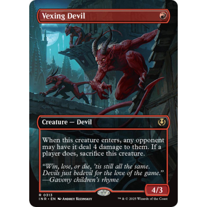 Vexing Devil (Borderless Foil) | Innistrad Remastered