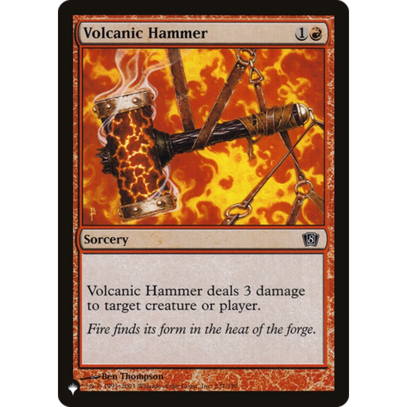 Volcanic Hammer (The List Reprint) | 8th Edition