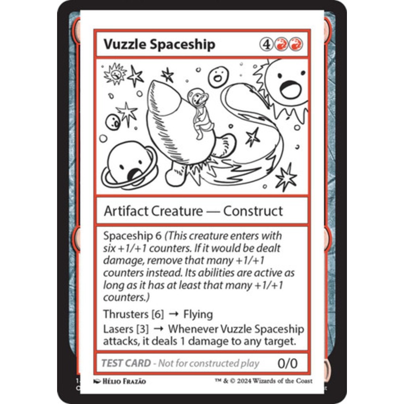 Vuzzle Spaceship (Playtest Card - Mystery Booster 2) | Mystery Booster 2
