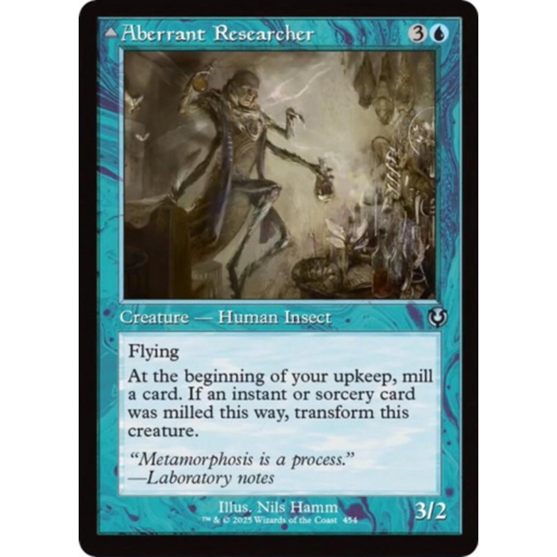 Aberrant Researcher // Perfected Form (Retro Frame) | Innistrad Remastered