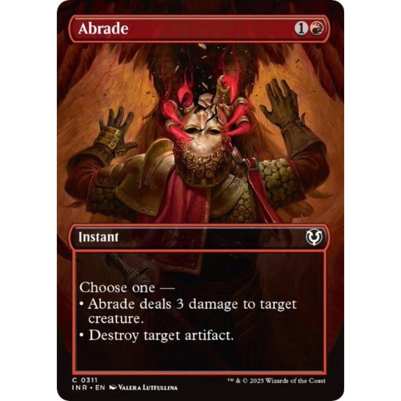 Abrade (Borderless Art) | Innistrad Remastered