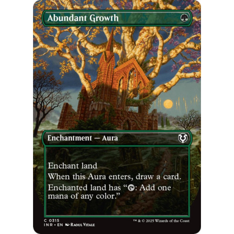 Abundant Growth (Borderless Art) | Innistrad Remastered