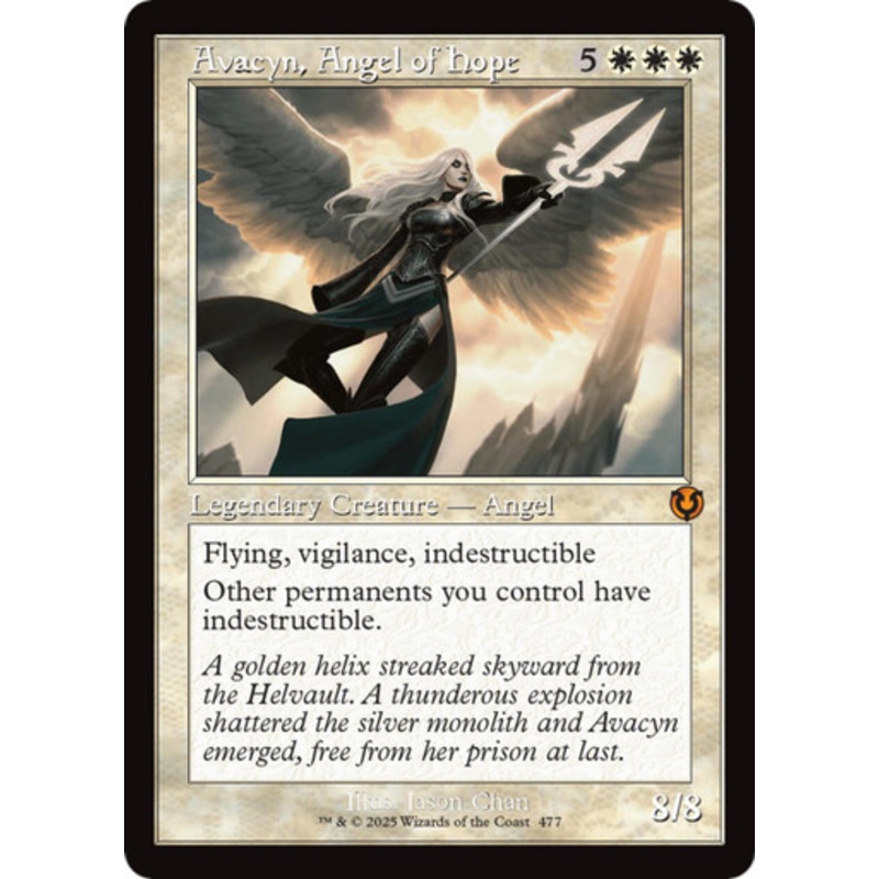 Avacyn, Angel of Hope (Retro Frame) | Innistrad Remastered