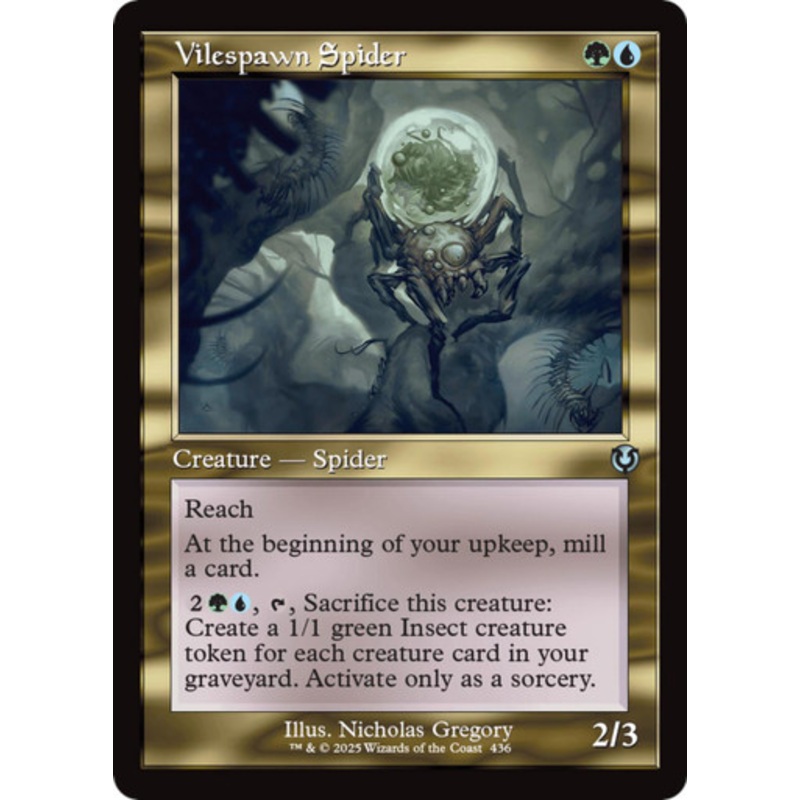 Vilespawn Spider (Retro Frame) | Innistrad Remastered