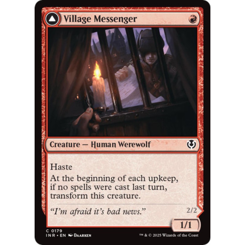 Village Messenger // Moonrise Intruder | Innistrad Remastered