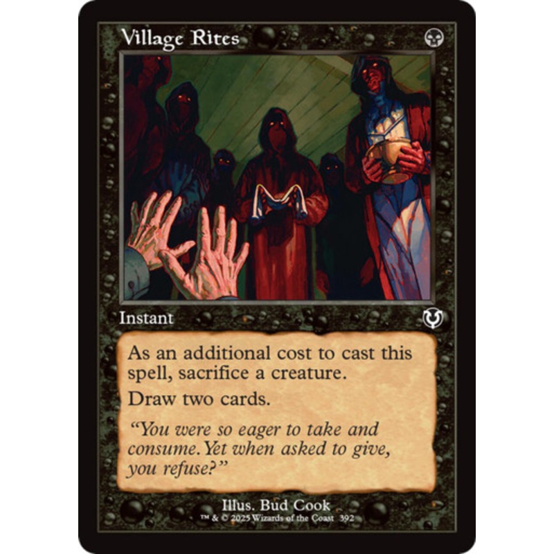 Village Rites (Retro Frame) | Innistrad Remastered