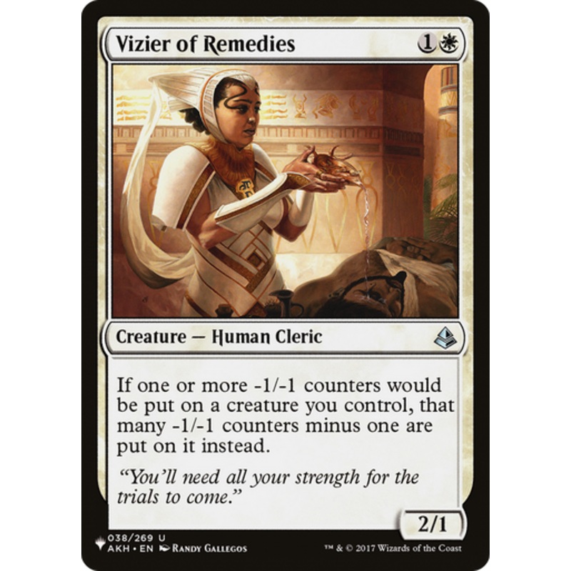 Vizier of Remedies (The List Reprint) | Amonkhet
