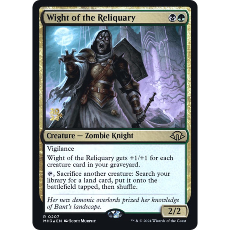 Wight of the Reliquary (Prerelease Foil) | Modern Horizons 3
