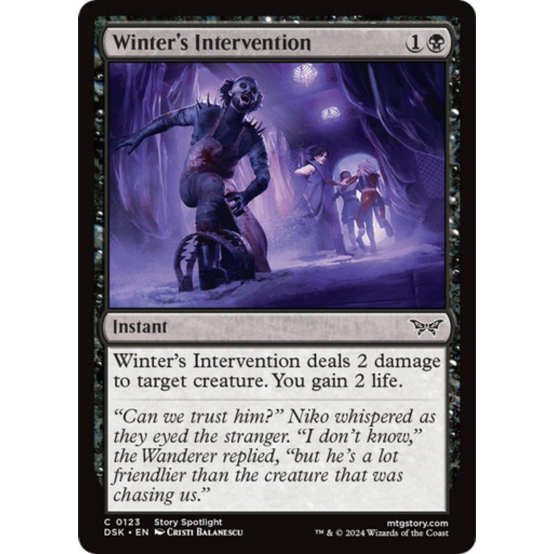 Winter's Intervention | Duskmourn: House of Horror