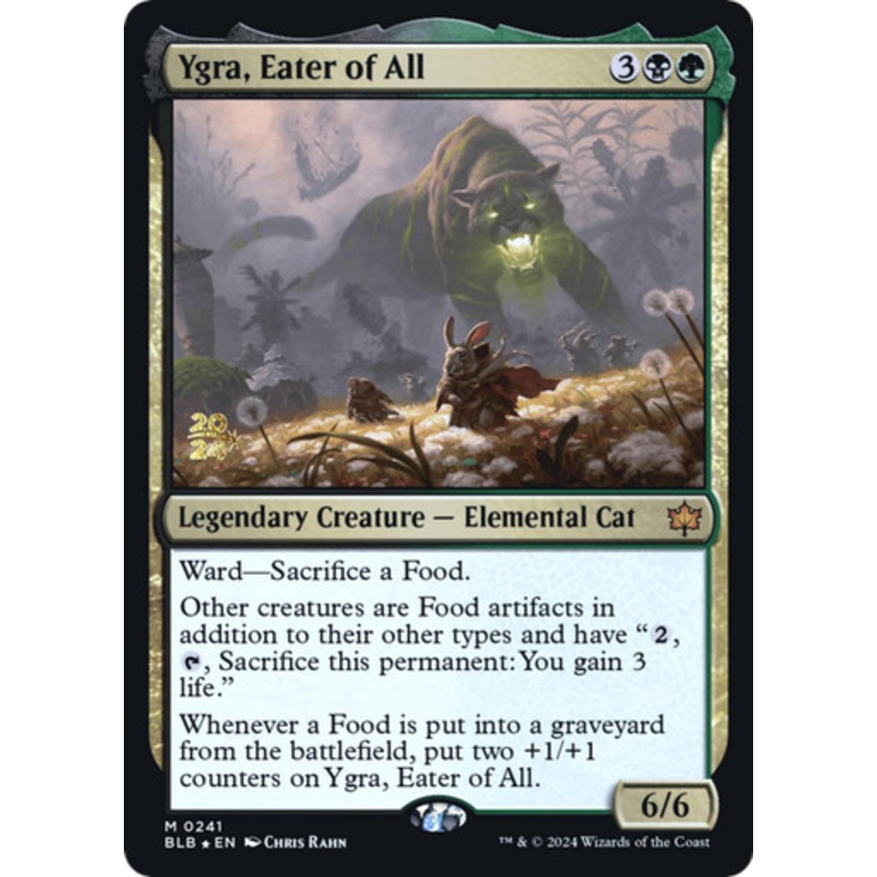 Ygra, Eater of All (Prerelease Foil) | Bloomburrow