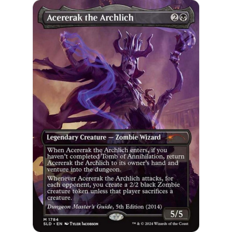 Acererak the Archlich (Borderless Art) (Secret Lair - D&D: An Exhibition of Adventure) | Secret Lair Drops
